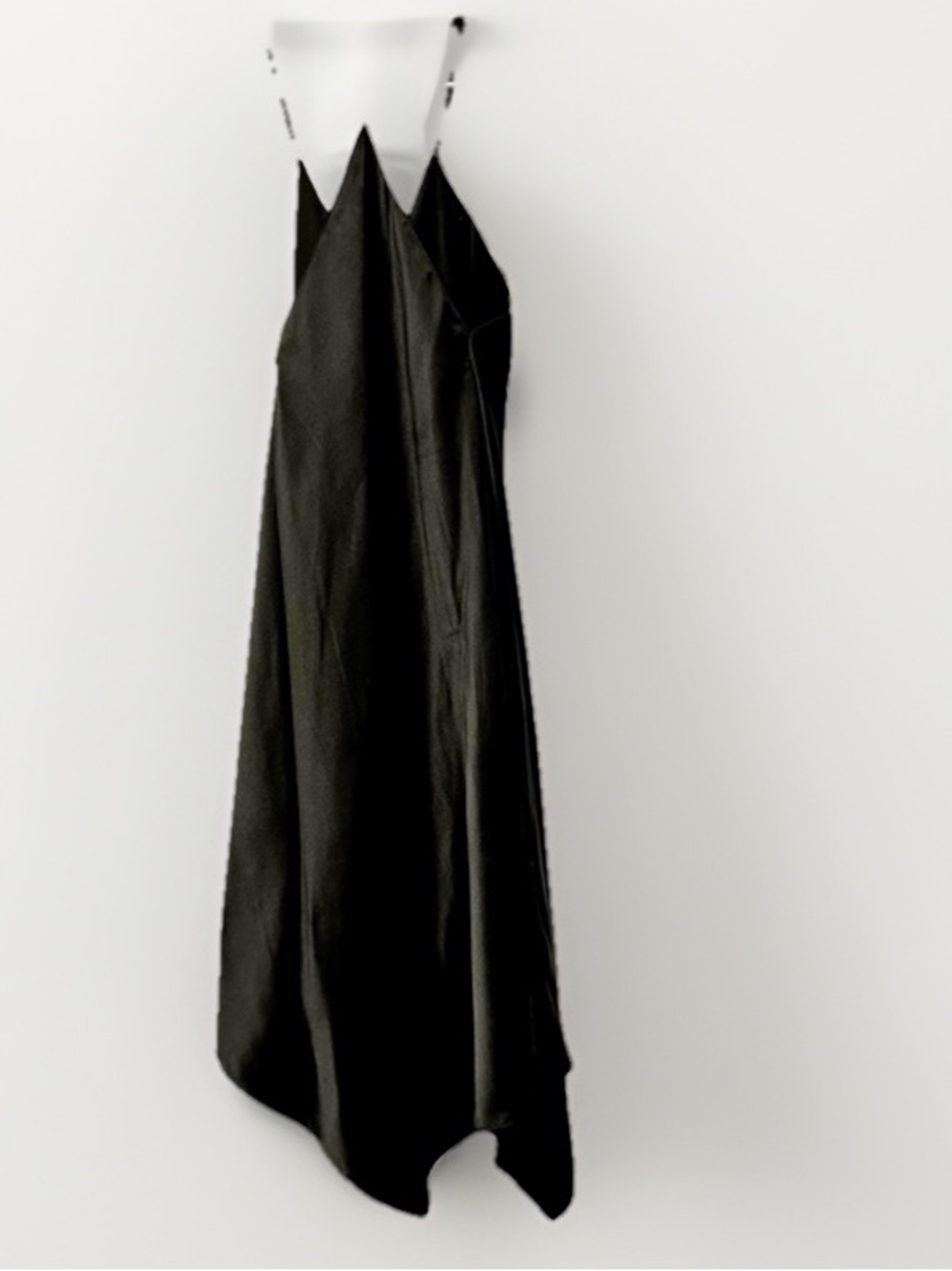 All Saints - Lil Strappy Black Satin
Asymmetric Midi Dress - Size 4 - Picture 5 of 8